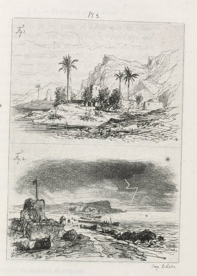 Avhandling om etsning: Plate 5 av Maxime Lalanne