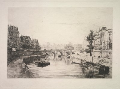 Utsikt fra St. Michel-broen av Maxime Lalanne