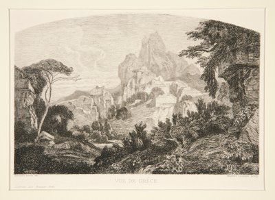 Vue de Gr?ce (Utsikt over Hellas) av Maxime Lalanne