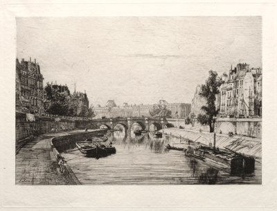 Utsikt tatt fra Pont S. Michel. av Maxime Lalanne