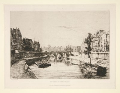Utsikt fra Pont Saint-Michel av Maxime Lalanne