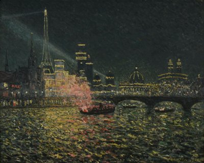 Nattlige festligheter: Verdensutstillingen 1900, 1900. av Maxime Maufra