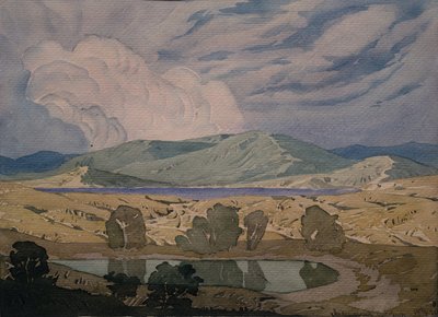 En sky over bukten. Koktebel, 1925 av Maximilian Voloshin