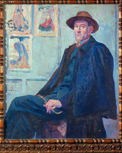 Felix Feneon, kunstkritiker og samler (peste) av Maximilien Luce