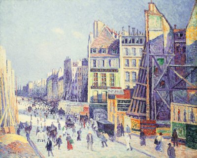 La Rue Reaumur, 1897 av Maximilien Luce