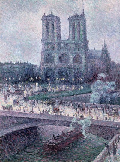 Notre Dame, ca. 1900 (olje på lerret) av Maximilien Luce