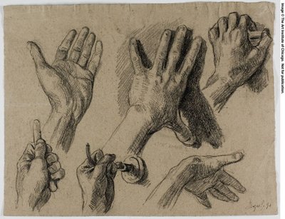 Studer for Mazas av Maximilien Luce