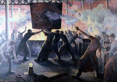Støperiet av Maximilian av Maximilien Luce