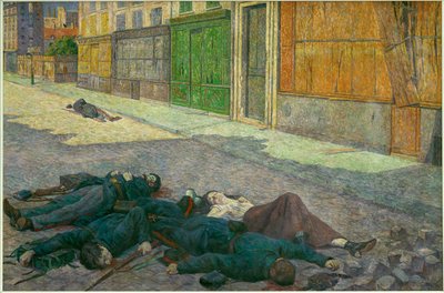 Pariserkommunen 1871 (olje på lerret) av Maximilien Luce