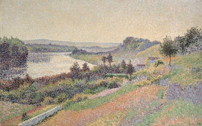 Seinen ved Herblay, 1890 av Maximilien Luce