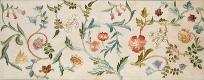 A Garden Piece, 1938 (broderi, ull og silke på lin) av May Morris