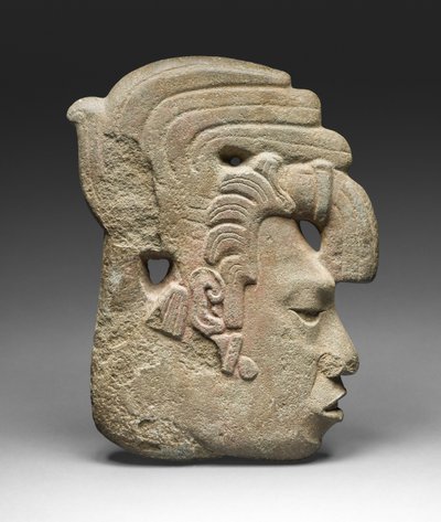 Kongelig profil, 650-800 e.Kr av Mayan