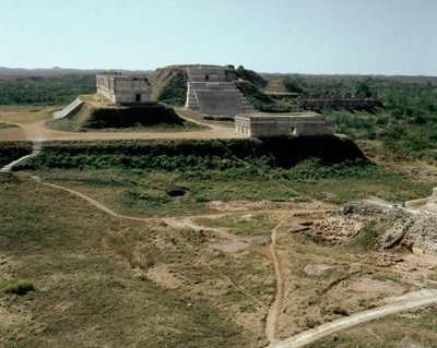 Utsikt over guvernørens palass, 9.-10. århundre av Mayan