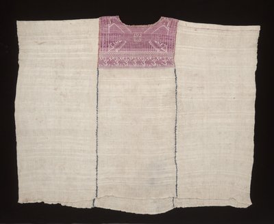 Cofradia huipil, sannsynligvis ca. 1875 (bomull, silke) av Mayan Mayan