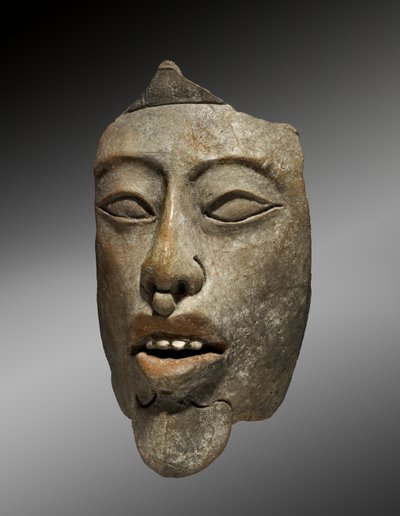 Leder for en linjal fra en Incensario, AD 600-900 (keramikk med maling) av Mayan Mayan