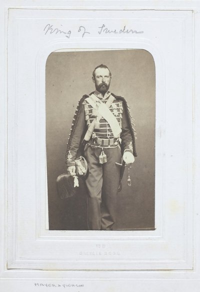 Konge av Sverige, 1860-69. av Mayer and Pierson