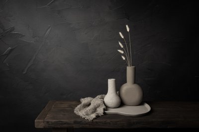 Minimalistiske vaser og gress av Mayra Pama