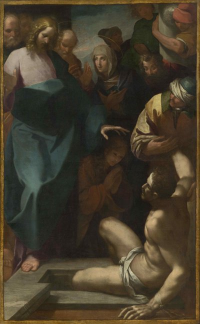The Resurrection of Lazarus, første tredjedel av 1600-tallet. av Mazzucchelli