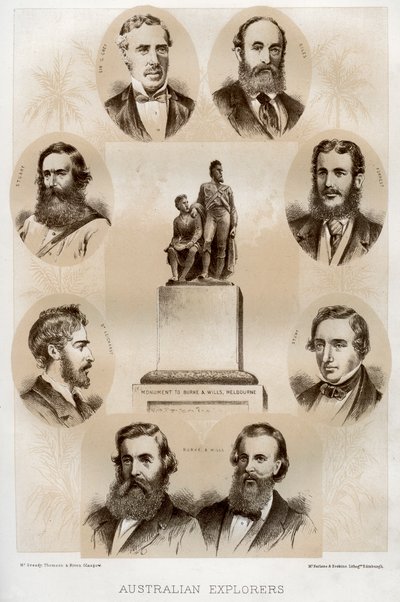 Australske oppdagelsesreisende, 1879 av McFarlane and Erskine