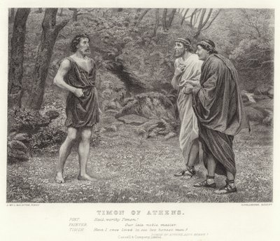 Timon av Athen, Timon av Athen, Akt V, Scene I (gravering) av McLaren John Ralston