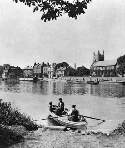 Ferge over Themsen til London Apprentice inn, Isleworth, London, 1926-1927. av McLeish