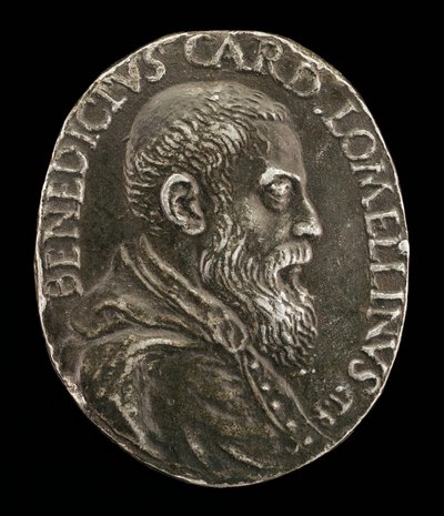 Benedetto Lomellini av Genova, 1517-1579, kardinal 1565 [forside]. av Medallist T.R.