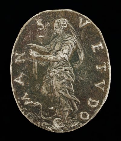 Mildhet som står på en slange [omvendt]. av Medallist T.R.