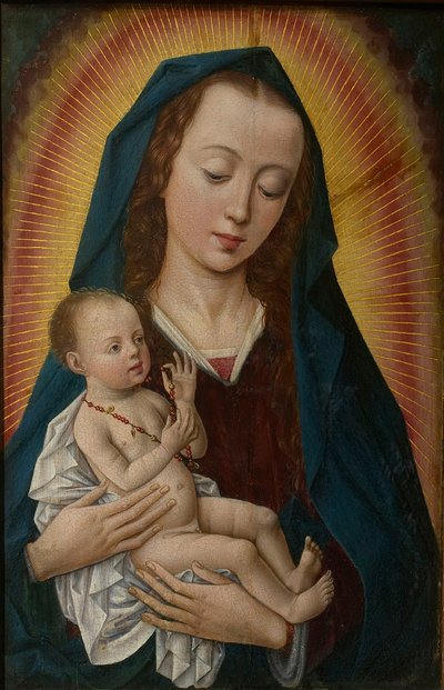 Jomfruen og barnet, ca. 1500. av Meere