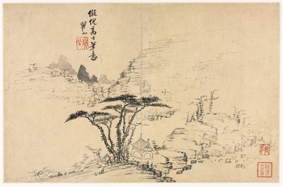 Landskap i forskjellige stiler etter gamle mestere av Mei Qing