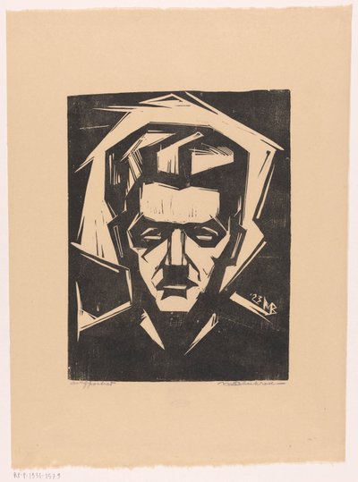 Selvportrett av Meijer Bleekrode av Meijer Bleekrode (signed by artist)