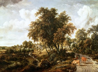 Veien på Dyke av Meindert Hobbema