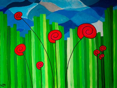 blomsterpinner av Melanie Hermine Lichterfeld
