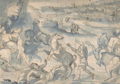 The Conversion of St. Paul, 1500-tallet. av Melchior Bocksberger