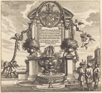 Tittelside av Melchior Küsel after Johann Wilhelm Baur