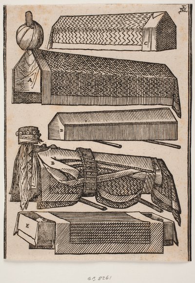 Fem tyrkiske kister av Melchior Lorck