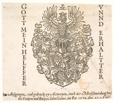 Melchior Lorcks våpenskjold av Melchior Lorck