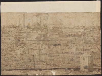 Prospekt av Konstantinopel, ark 8, Melchior Lorck, 1559 av Melchior Lorck