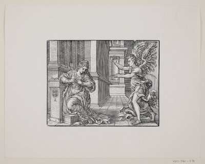 Bebudelsen av Jomfru Maria av Melchior Lorck