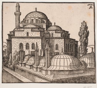 Atik Ali Pasha-moskeen i Istanbul av Melchior Lorck