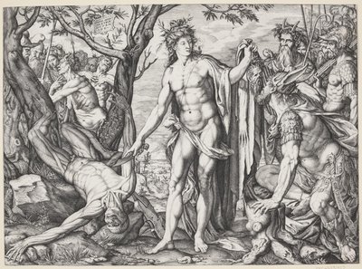 Apollo og Marsyas av Melchior Meier