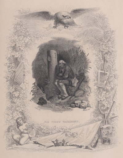 The Old Vagabond, fra The Complete Works of Béranger, 1829. av Melchior Peronard