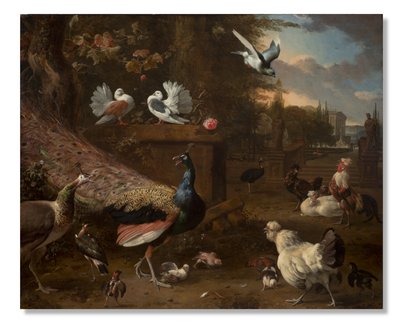 Menasjeriet, ca. 1680 av Melchior de Hondecoeter