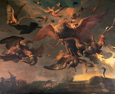 Vilhelm IIIs lavlandskriger (se også 143659) av Melchior de Hondecoeter