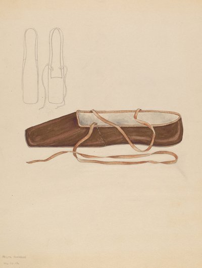Tøffel, ca. 1936. av Melita Hofmann