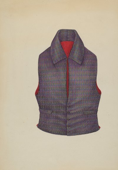 Vest, ca. 1937. av Melita Hofmann