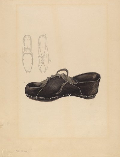 Kvinnesko, ca. 1936. av Melita Hofmann