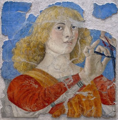 Musikerengel av Melozzo da Forli, ca. 1480 (fresco) av Melozzo da Forli