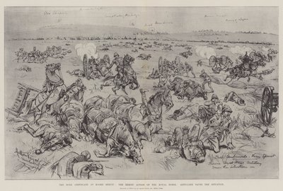Boer-ambuskaden ved Koorn Spruit, den heroiske aksjonen til Royal Horse Artillery redder situasjonen av Melton Prior