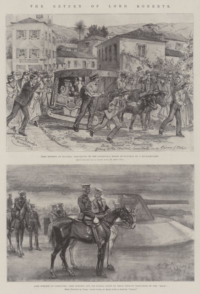 The Return of Lord Roberts av Melton Prior