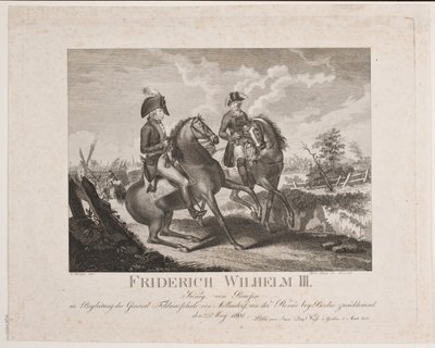 Frederik Wilhelm II av Preussen og feltmarskalk Möllendorf av Meno Haas